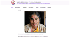 Desktop Screenshot of mothermeerafoundationusa.org
